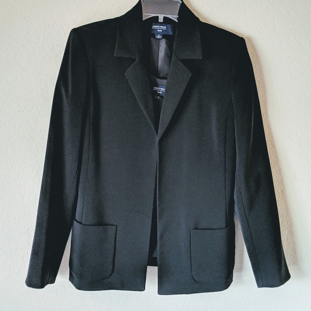 SET OF 2 Black Jones Wear Suit Blazer Set 6